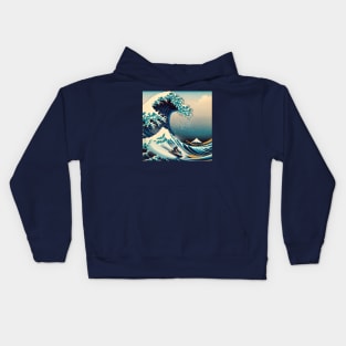 Kanagawa wave - Funny Jetski Meme Kids Hoodie